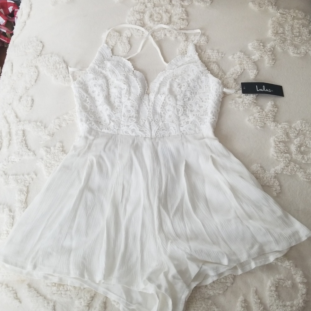 Lulus white romper